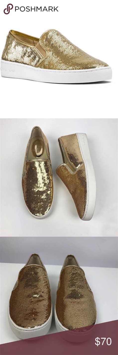 keaton sleep on michael kors gold on sale|Michael kors keaton slip on + FREE SHIPPING .